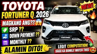 2026 Toyota Fortuner Q — with Price details & Full Review!