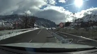 LOGROÑO - LAGUNA DE CAMEROS LR250 (nieve, casi atropello a un caballo)