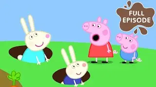 Peppa Pig Meets Rebecca Rabbit! | Kids TV And Stories