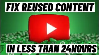 REUSED Content Monetization FIX In 2023 (IT WORKS 1000%)