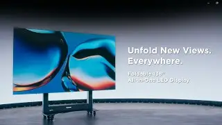 Unfold New Views. Everywhere. – ViewSonic LDS138-151, Foldable 138