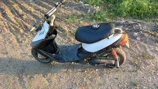 Обзор Yamaha Jog nz и стант