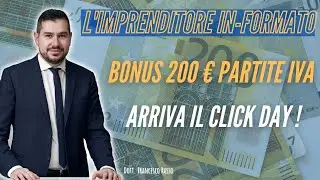 BONUS 200 EURO PER LE PARTITE IVA | QUANDO FARE DOMANDA?