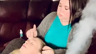 ASMR Real Person Facial, Self Care