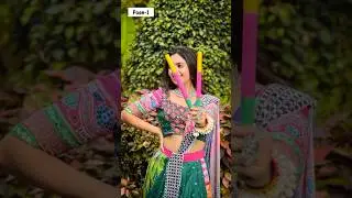 Aesthetic Navaratri Pose Ideas | Hide Face | 