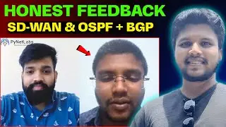 Live Recordings are a big Help | Catalyst SDWAN and OSPF + BGP Training Feedback by Vaithilingam
