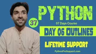 37 Python Day 06 Outlines | Notes Available 
