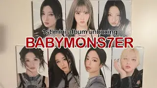 BABYMON7SER [YG Tag ] 1st Mini Album Unboxing!