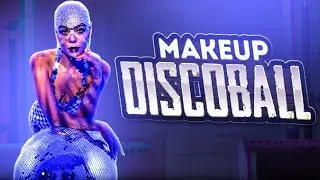 Shine Like a Disco Ball: Sparkling Look for the Party! #makeup #creativemakeup #makeupartist
