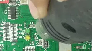 How to De assemble smt component, IC, heat gun, Remove SMT ic over pcb