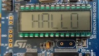 How to use LCD Driver on stm32l476 discovery board.
