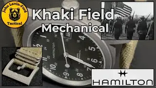 Hamilton watch. Hamilton khaki Field watch. Bushcraft watch. 