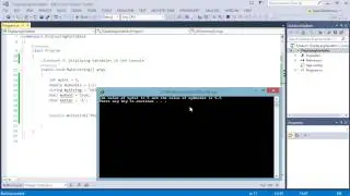 Learn C# for beginners: 3 - Displaying Variables in the Console