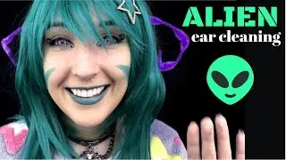 ASMR - ALIEN EAR CLEANING ~ Removing Mind Control Bugs from Your Ears! | Fay the Friendly Alien ~