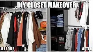 DIY CLOSET MAKEOVER FOR UNDER $100 😱