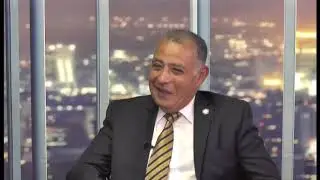 wally Jadan with Dr. Tarek Sobh, president of Lawrence Technological university