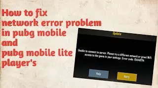 How to fix pubg mobile and pubg mobile lite error code problem