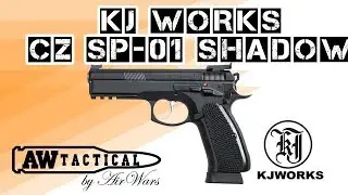 Страйкбольный пистолет KJ WORKS CZ sp-01 Shadow (ASG licensed) - GAS VERSION