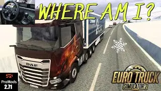 ETS2 Looking for traction in Iceland | Pro Mods 2.71 | G920 Wheel