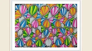 Day 19 Zentangle Easy Patterns