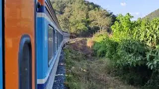 Nature along the train trip from Bangkok to Chiang Mai