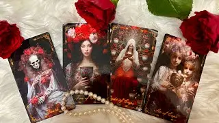 Обзор колоды «The Red Rose Tarot» 🥀🖤🥀 создано при помощи ИИ,  Meta Tarot Studio.