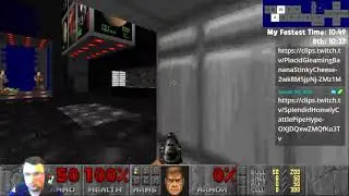 DOOM speedrun: E1M1 Hangar UV Pacifist 0m 09s 800ms