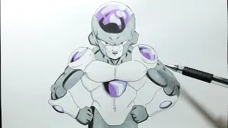 How to draw Black Frieza | step by step