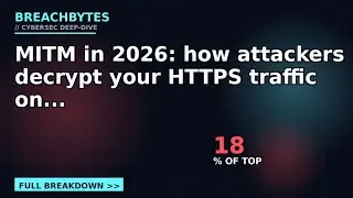 MITM in 2026: how attackers decrypt your HTTPS traffic on cafe WiFi