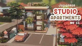 Japanese Studio Apartments 🌿 The Sims 4 Speed Build