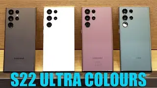 Samsung Galaxy S22 Ultra Colours
