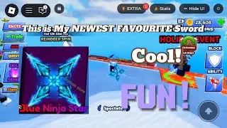 this is My NEWEST FAVOURITE Sword in Roblox Blade Ball..!