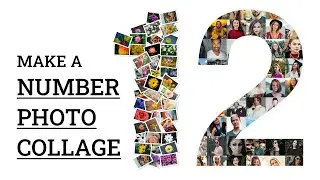 Make a Number Photo Collage in 60 Seconds | FigrCollage