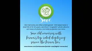 Save, Organize, and Share - 3 lifelines for preserving all your memories, no matter their format