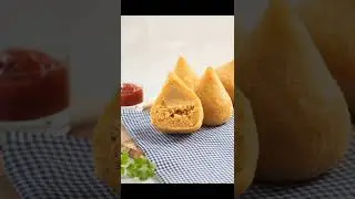 Criei um cenário simples para FOTOS de coxinha