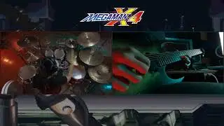 Megaman X4 - Sky Lagoon I Intro Level I (Drums & Guitar cover)
