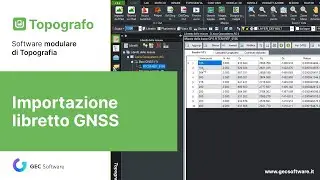 Topografo - Modulo T: Importazione libretto GNSS