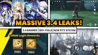 MASSIVE 3.4 LEAKS! Wuthering Waves 3.4 Banners & Rewards [160+ Pulls, New Banner System]