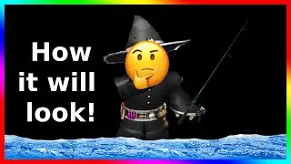 How Fishing will look in World of Magic! (Roblox)