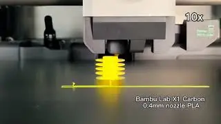 Overhang challenge by Bambu Lab X1 Carbon