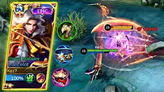 TANKCELOT NEW META 2023 | LANCELOT TANK BROKEN BUILD | TOP GLOBAL LANCELOT GAMEPLAY | MLBB