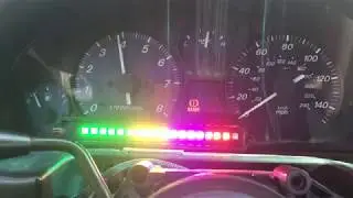 DIY 18 stage Sequential Shift Light - Dimmer DEMO