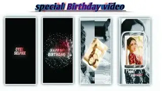 New style girls Birthday video editing in alight motion / best birthday song video editing telugu