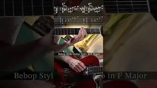 Bebop Style Guitar Intro in F Major