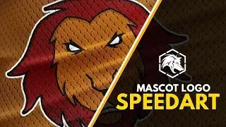 LION MASCOT LOGO  | SPEEDART | PHOTOSHOP | @TokiArtz15