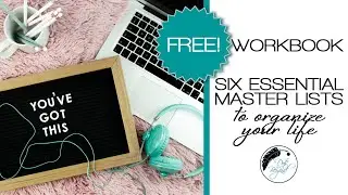 Six Essential Master Lists to Organize Your Life | Bullet Journal Plan With Me