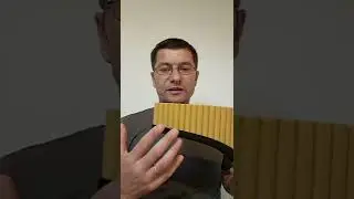 Урок 2.2 Как держать панфлейту(со стороны  коротких трубок)