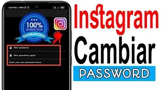 Cómo cambiar la contraseña de Instagram