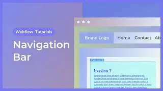 Navigation Bar in Webflow