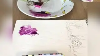 Бесплатный урок ) рисуем лавандовое поле